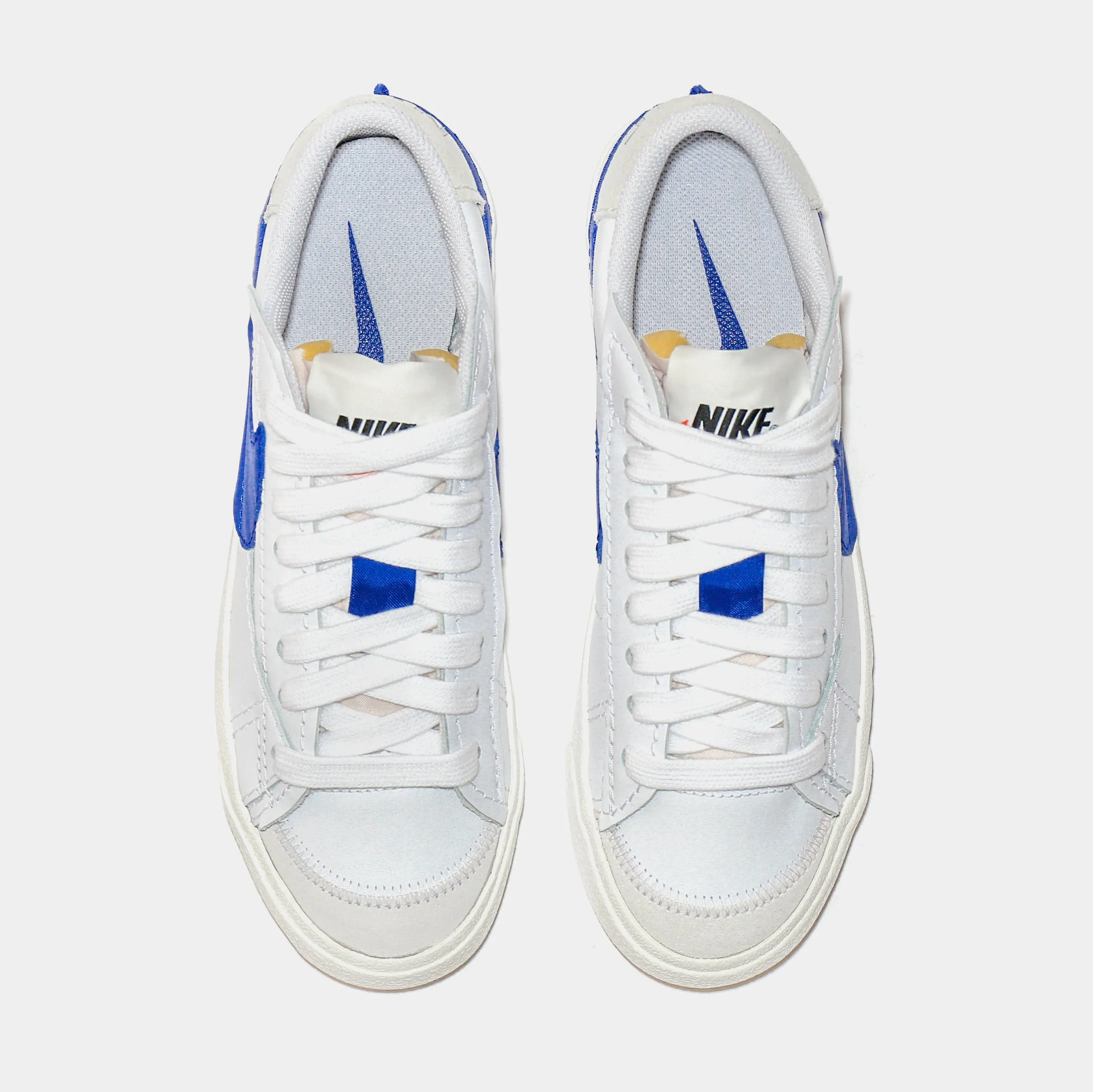 Blazer Low '77 Jumbo Mens Lifestyle Shoes (White/Blue)