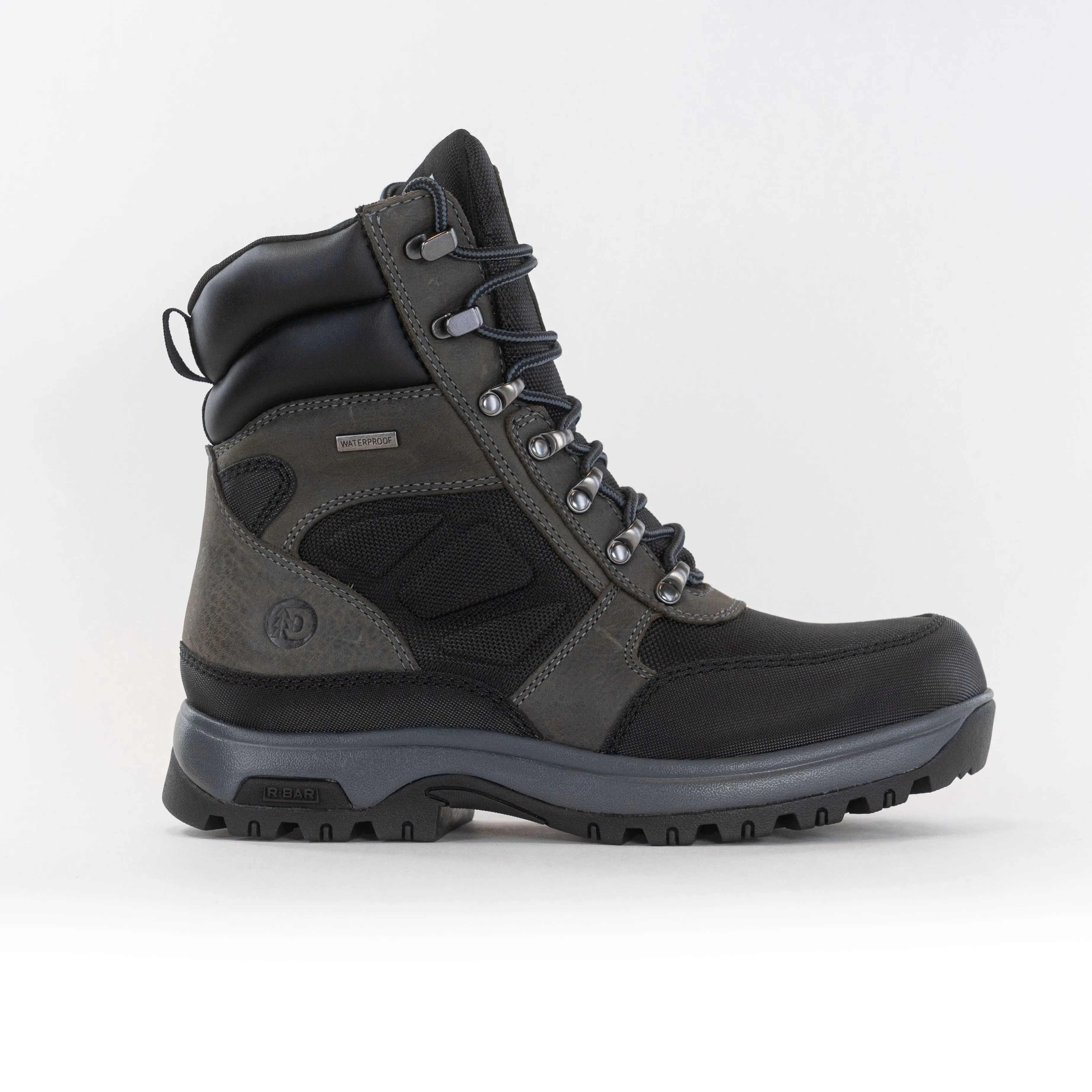 Dunham 8000Works Waterproof 8-Inch Ubal Boot (Men's) - Black/Castlerock