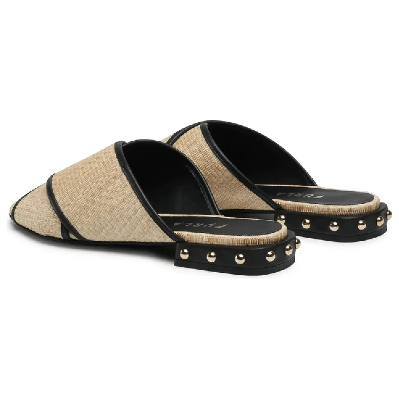 Furla Women's Cross Mule Sandals T.20 - Deserto Nero