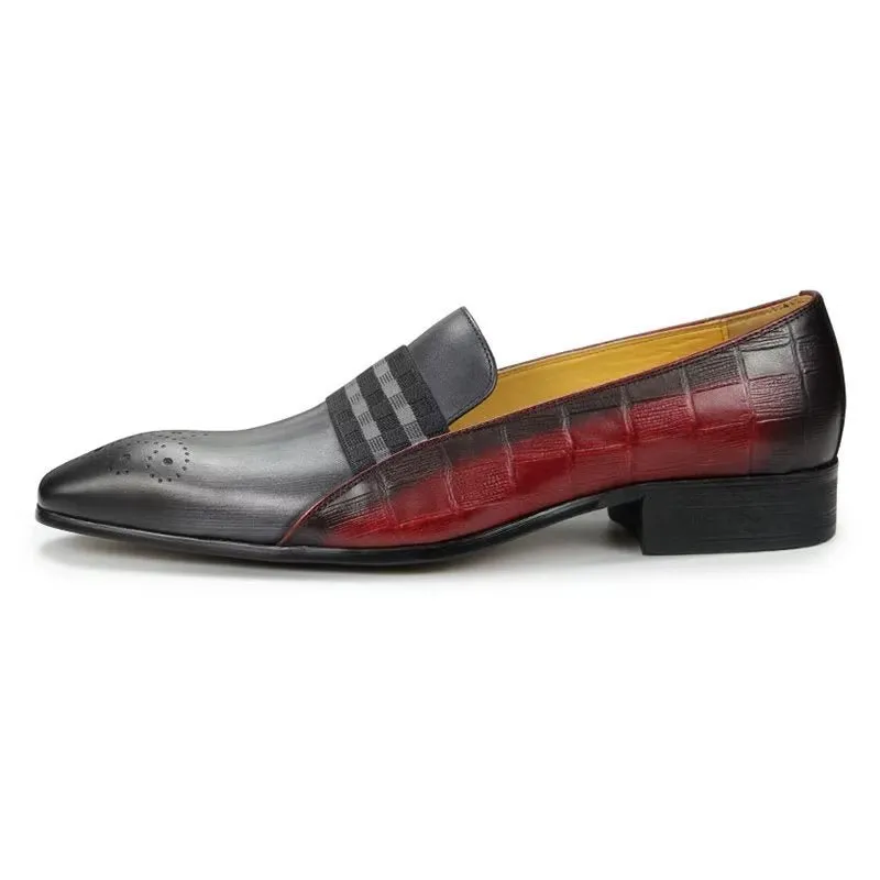 Genuine Leather Elegant Cowhide Gentleman Loafers