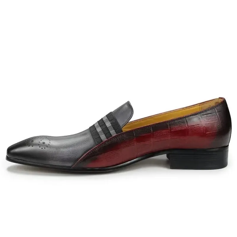 Genuine Leather Elegant Cowhide Gentleman Loafers