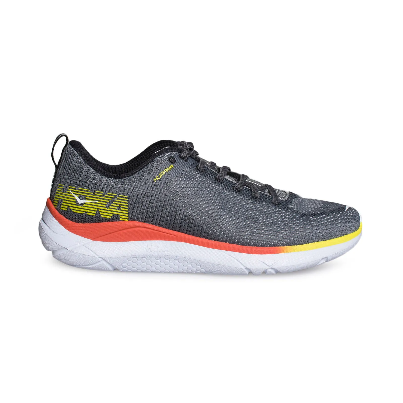 Hoka One One Hupana 2 Castlerock / Persimmon Orange Running Shoes - Men's