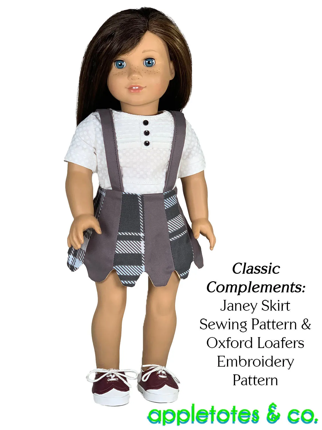 Kelly Blouse Sewing Pattern for 18 Inch Dolls