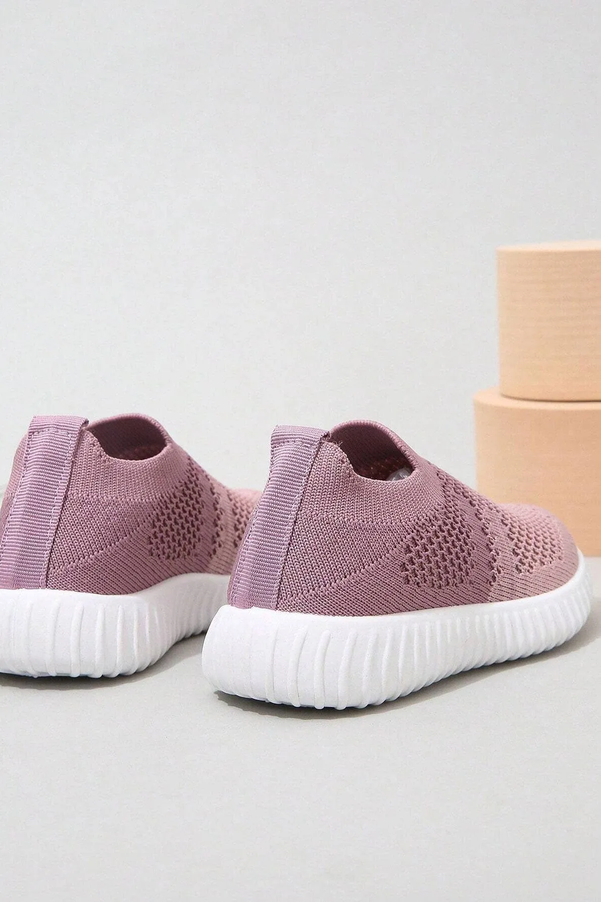 Kid's Contrast Slip-On Sneakers