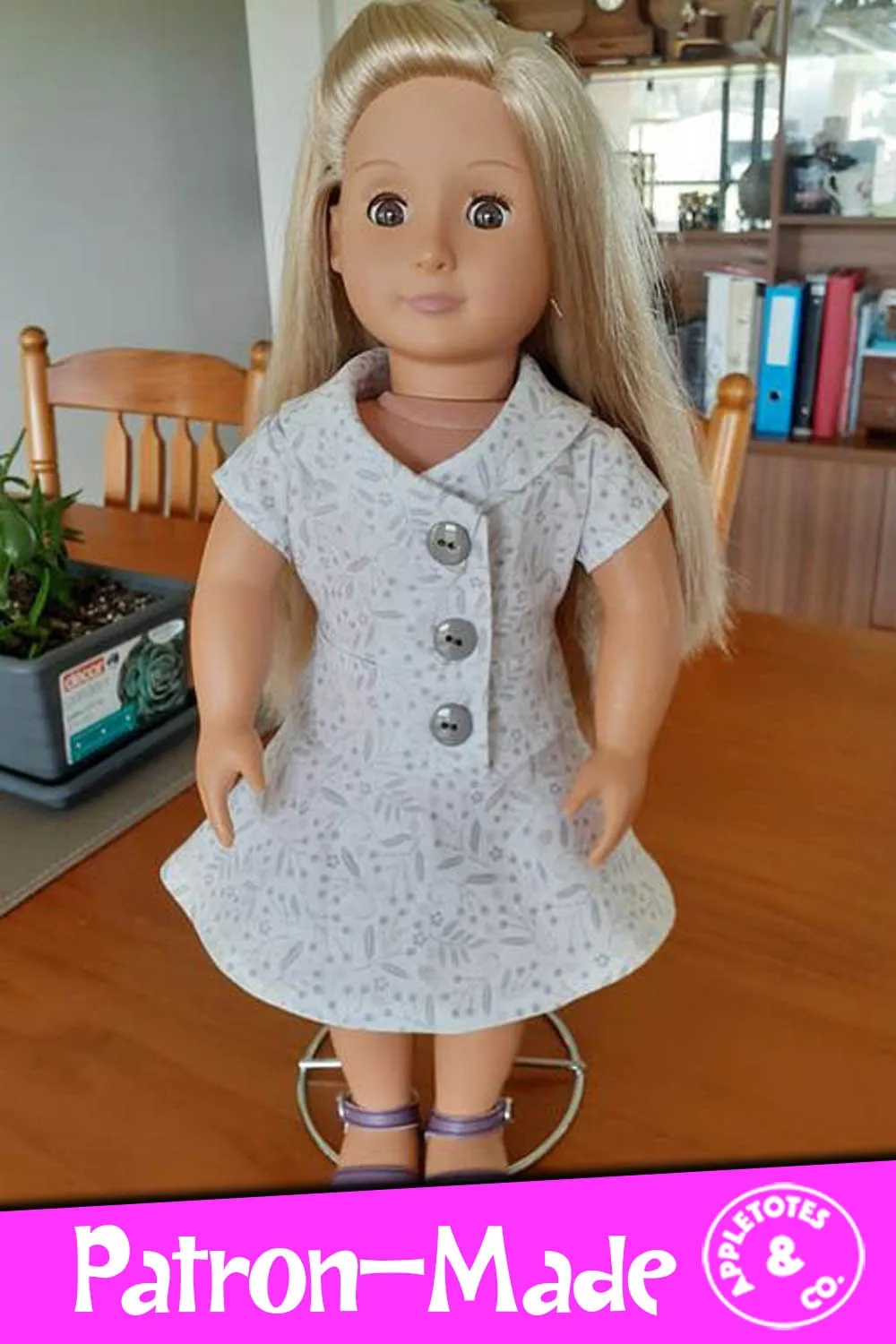 Lauren Dress 18 Inch Doll Sewing Pattern