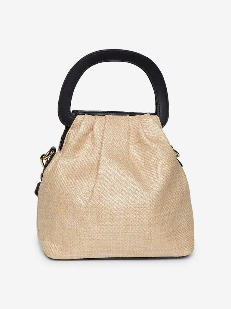 LOV Light Brown Jute Judy Handbag