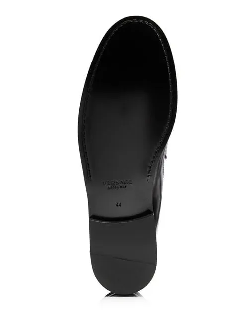 Men's Medusa '95 Versace Slip-On Loafers, Black