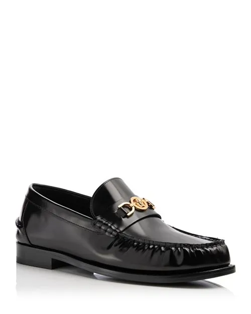 Men's Medusa '95 Versace Slip-On Loafers, Black