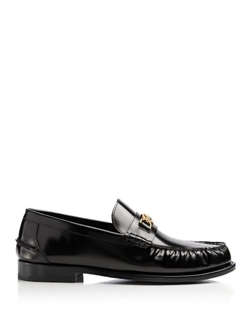 Men's Medusa '95 Versace Slip-On Loafers, Black