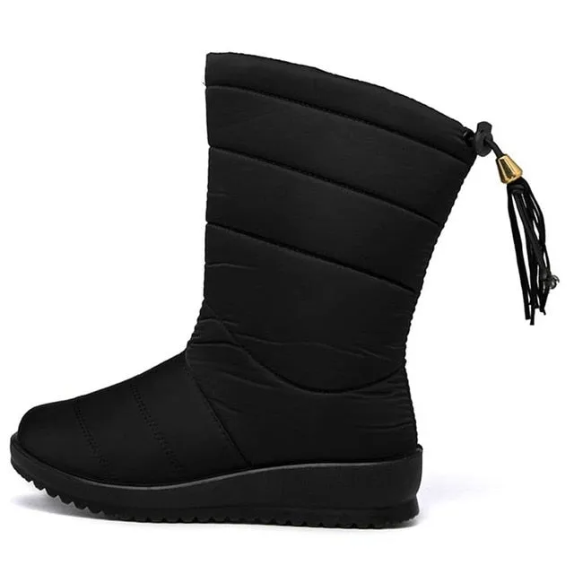 OCW Orthopedic Boots For Women Waterproof Warm Winter Snow Anti-Slip Fur Lined Boots