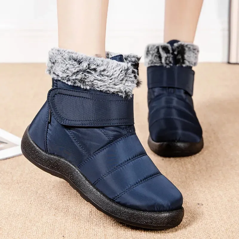 OCW Women Winter Boots Orthopedic Warm Fur Snow Ankle Waterproof Non Slip Boots