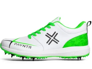 Payntr V Mens Cricket Spike (White/Green)