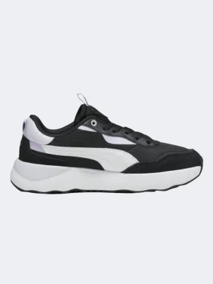 Puma Runtamed Platform Women Lifestyle Shoes Black/White/Lavender