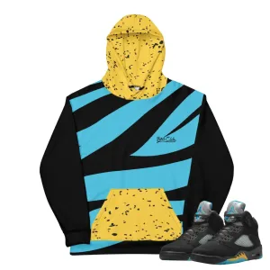 Retro 5 Aqua Hoodie