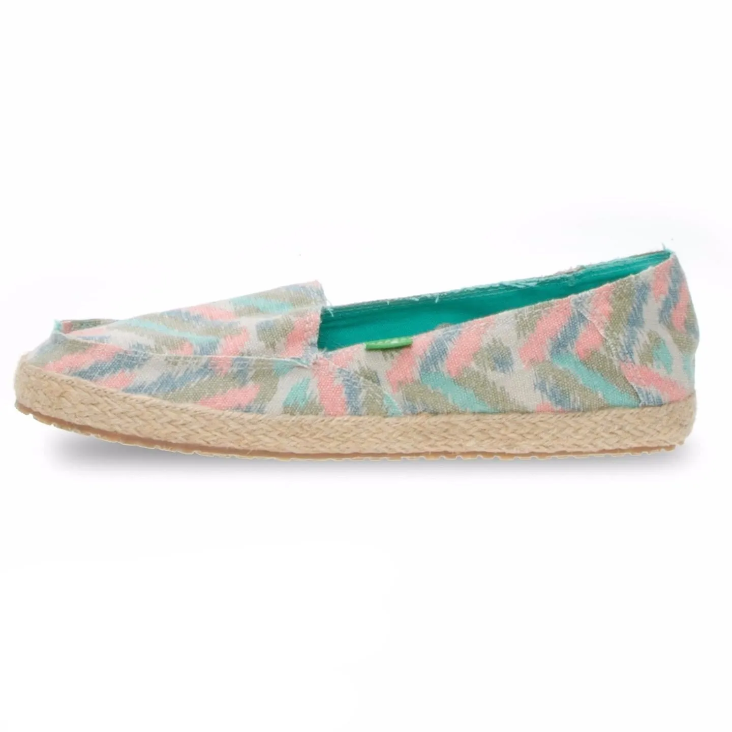 Sanuk Funky Fiona Natural Zig Zag Shoes