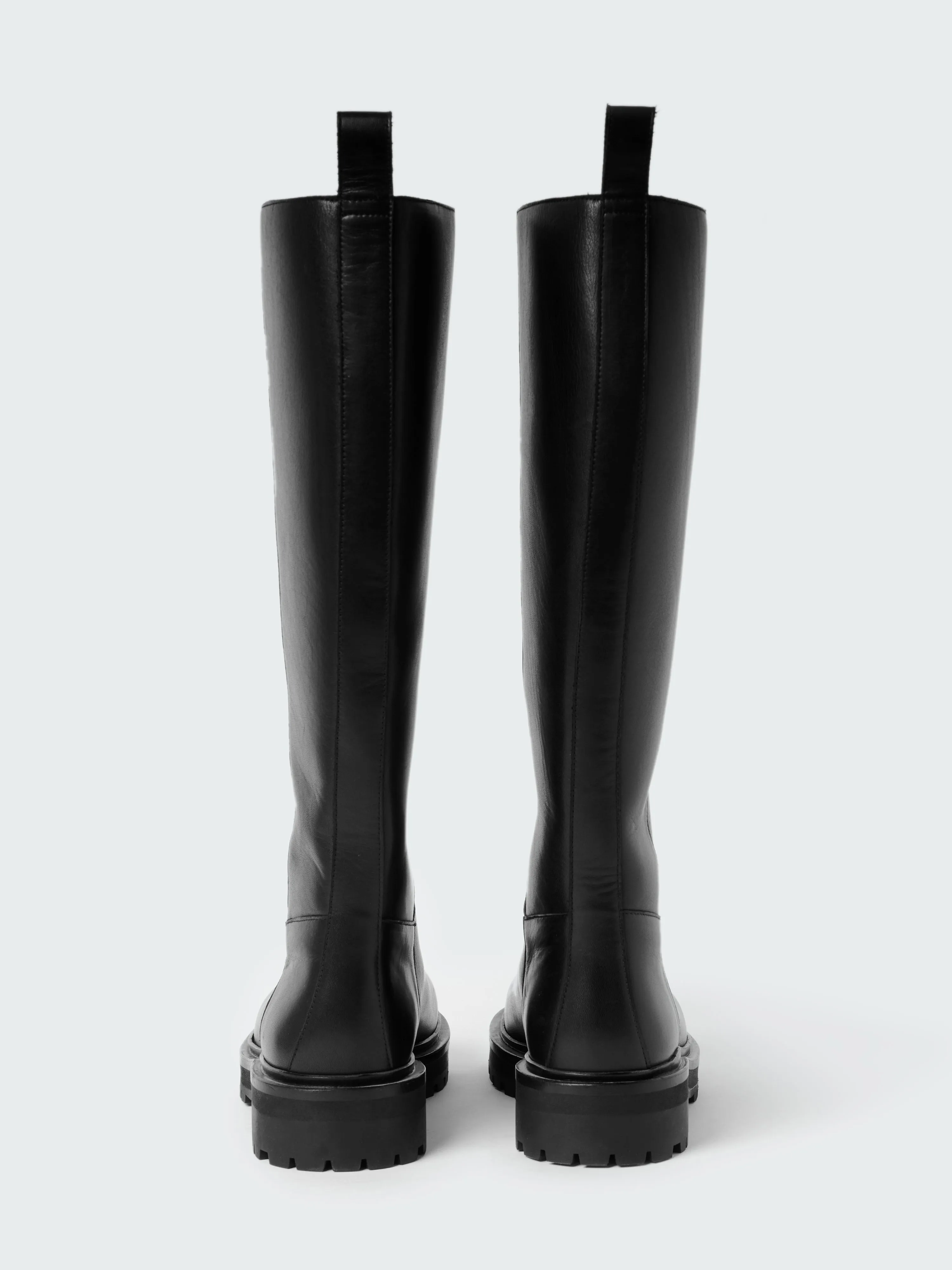 Semotan Leather Boot in Black