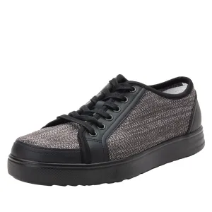 SNEAQ WASHED BLACK MENS