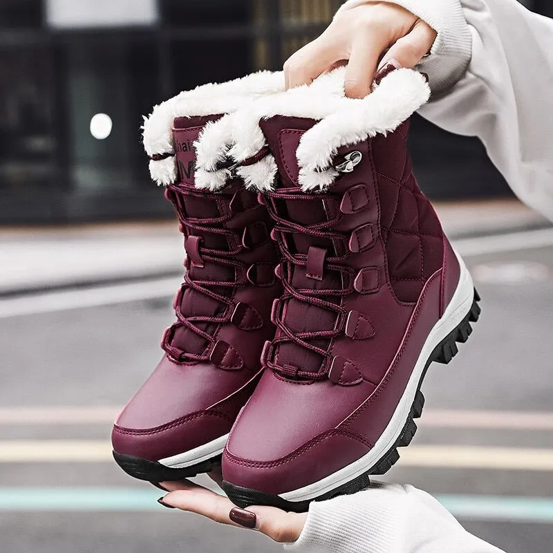 Soft and Warm Non-Slip Plush Winter Ankle-high Boots