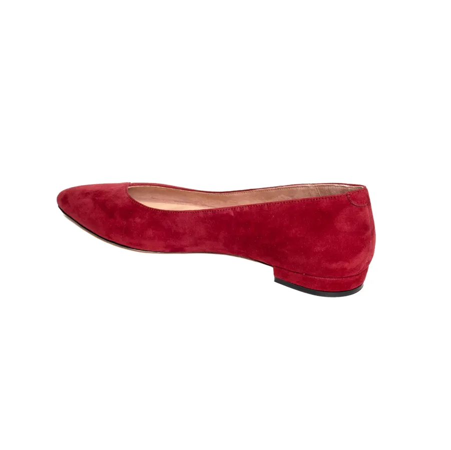 Suede Flat - Gutsy Garnet