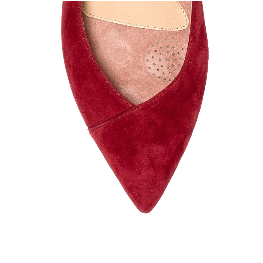 Suede Flat - Gutsy Garnet