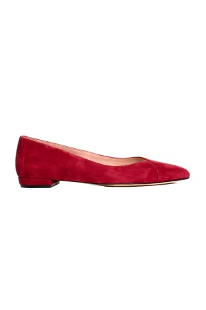 Suede Flat - Gutsy Garnet