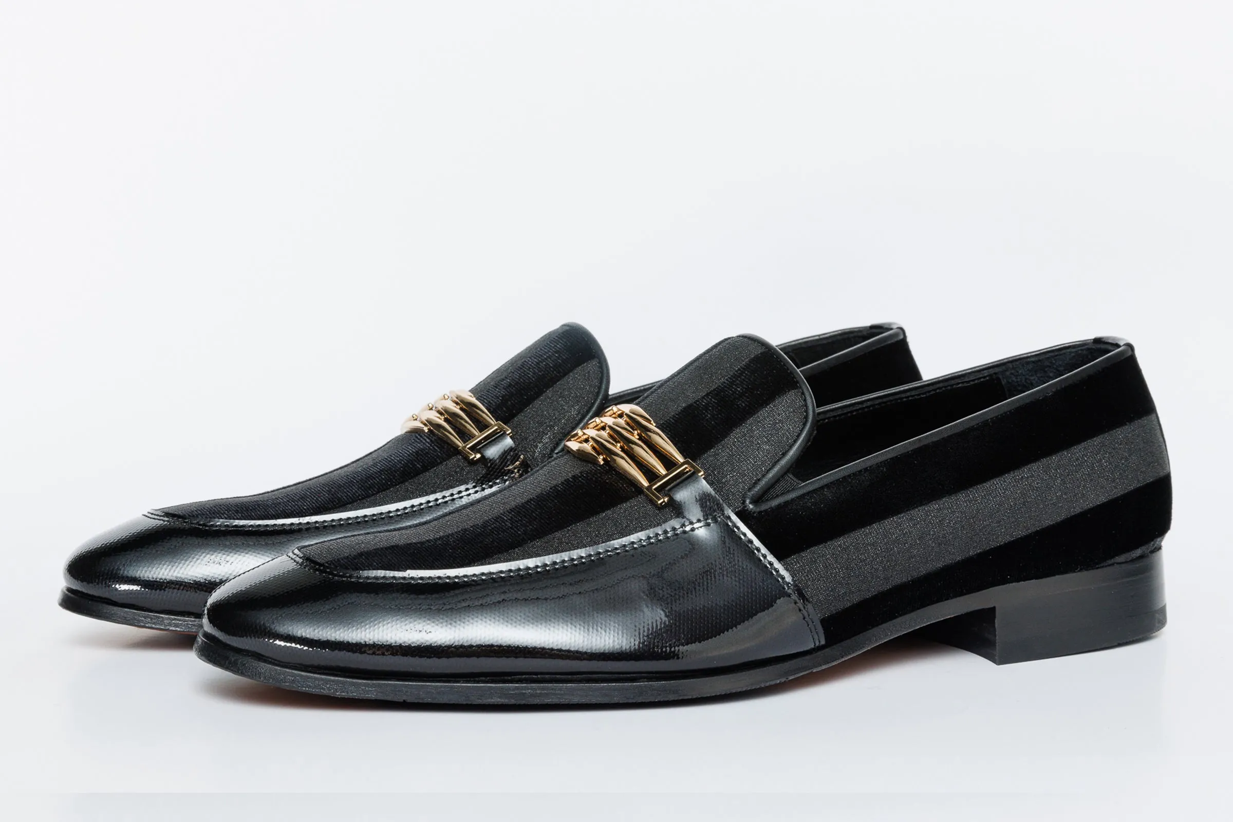 The Pontalto Leather Men Shoe Black Bit Loafer