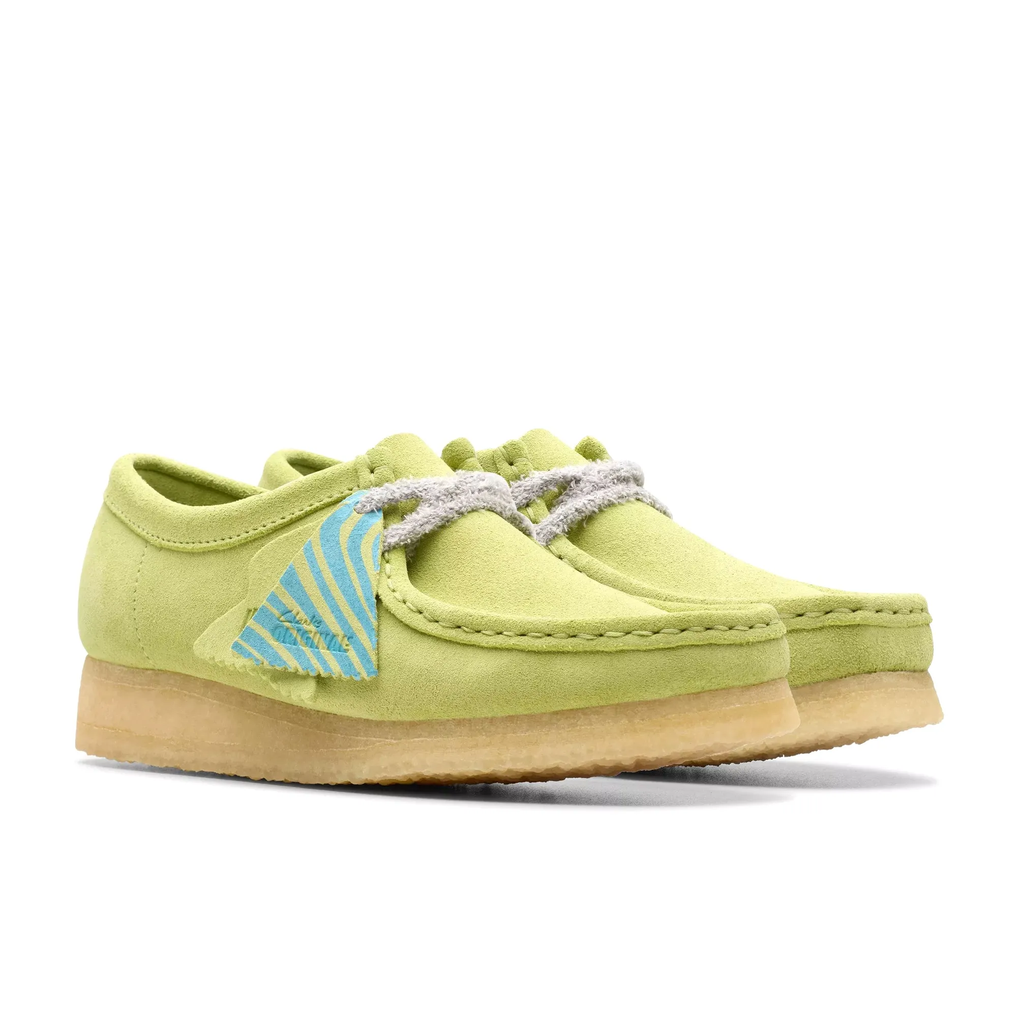 WALLABEE PALE LIME SUEDE