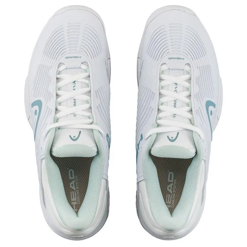 Women`s Revolt Pro 4.5 Tennis Shoes White and Aqua