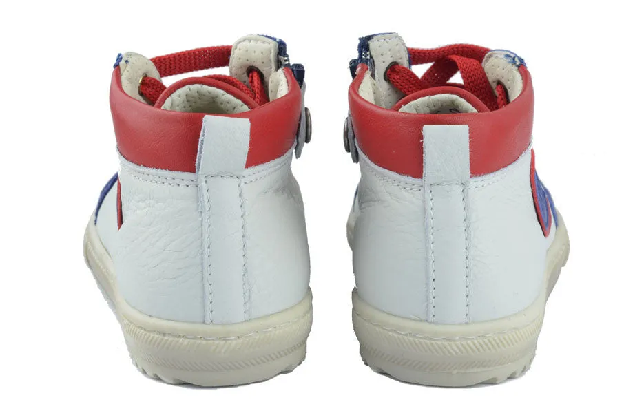 Zecchino d'Oro Boys Blue, White & Red Hightop