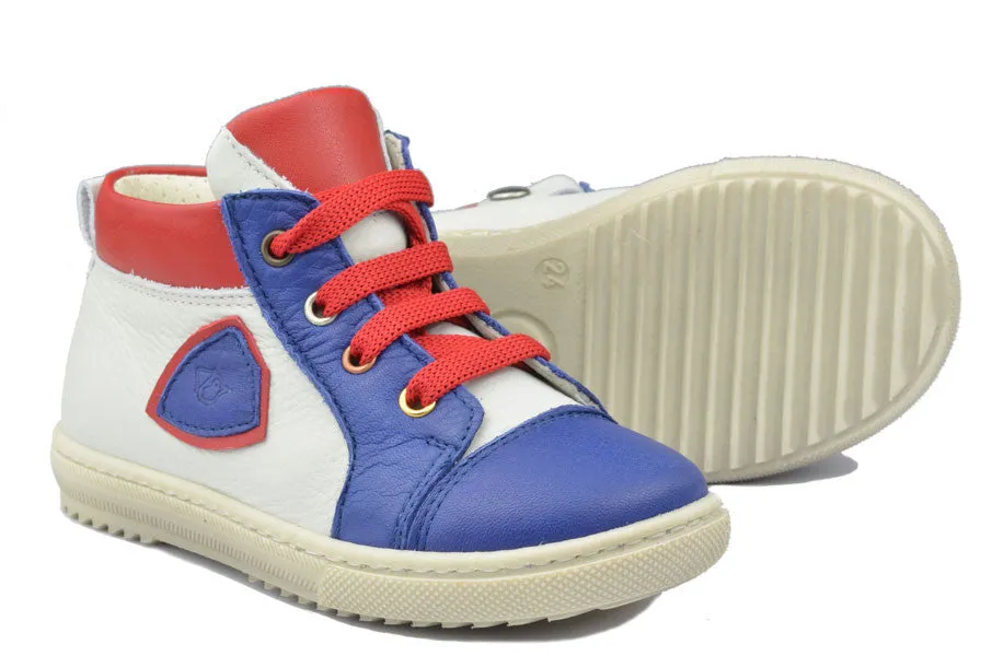 Zecchino d'Oro Boys Blue, White & Red Hightop