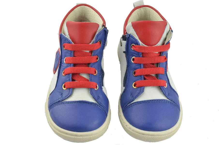 Zecchino d'Oro Boys Blue, White & Red Hightop